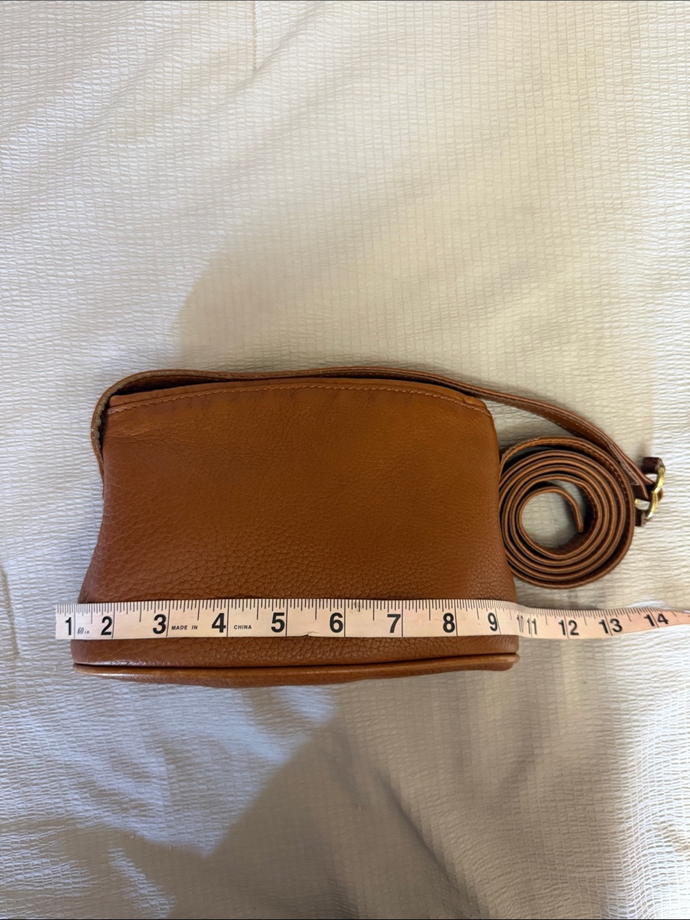 COACH 4918 MADE IN USA 🇺🇸 Classic COGNAC Leather Crossbody Bag - Picture 3 of 17